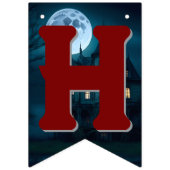 Haunted Mansion Halloween Party Banner (Tweede vlag)