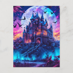 Haunted Mansion   Happy Halloween Briefkaart