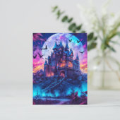 Haunted Mansion | Happy Halloween Briefkaart (Staand voorkant)