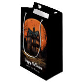 Haunted Mansion Happy Halloween Klein Cadeauzakje (Voorkant Gekanteld)