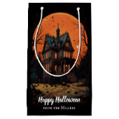 Haunted Mansion Happy Halloween Klein Cadeauzakje (Voorkant)
