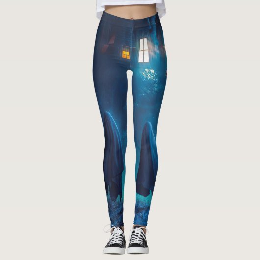 Haunted Mansion Leggings (Voorkant)