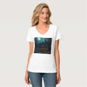 Haunted Mansion Magic T-shirt – Halloween (Voorkant volledig)