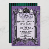 Haunted Mansion Open House (Achterste Afbeelding H Kaart (Voorkant / Achterkant)