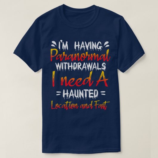 Haunted Mansion T for MenHalloween Costume T-shirt (Design voorkant)