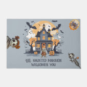 Haunted Mansion van de Spooky Creatures Deurmat (Voorkant)