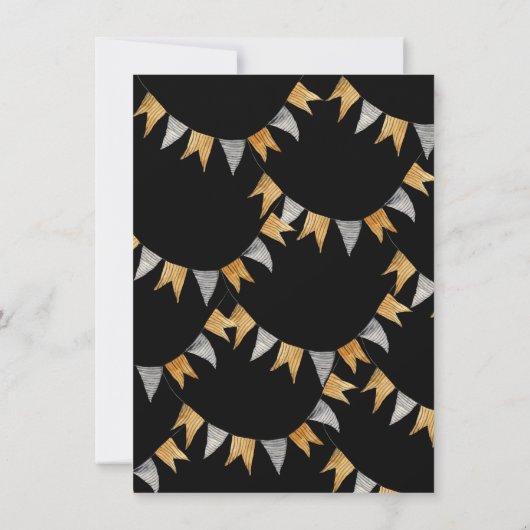 Haunted Maze Halloween Herfst Verjaardagsfeest Kaart (Achterkant)