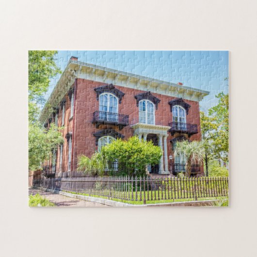 Haunted Mercer House Savannah Architecture Puzzle Legpuzzel (Horizontaal)