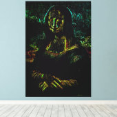 Haunted Mona Lisa Oil Canvas Afdruk (Insitu (Houten vloer))