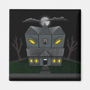 Haunted Monster House Magneet