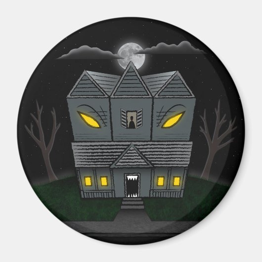 Haunted Monster House Magneet (Voorkant)