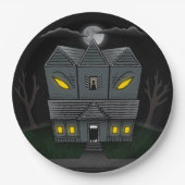 Haunted Monster House Papieren Bordje (Voorkant)