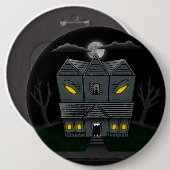 Haunted Monster House Ronde Button 6,0 Cm (Voorkant /achterkant)