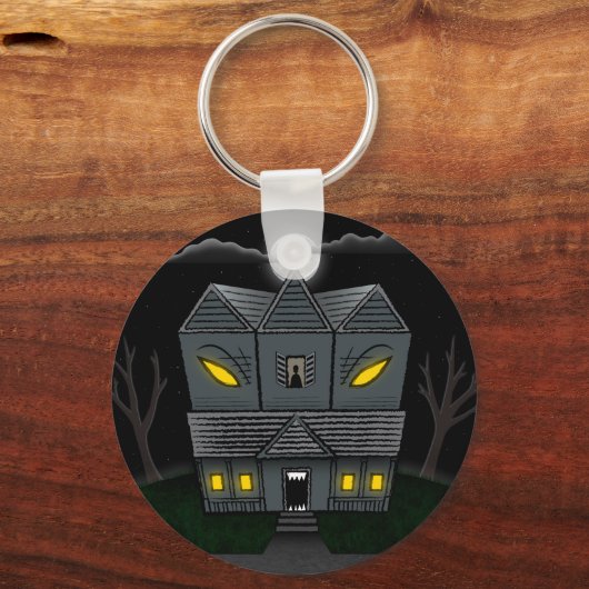 Haunted Monster House Sleutelhanger (Voorkant)