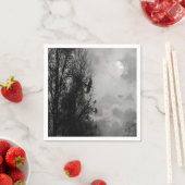 Haunted Moon beroemd gemaakt door Ravens Halloween Servetten (Insitu)