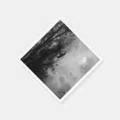 Haunted Moon beroemd gemaakt door Ravens Halloween Servetten (Hoek)