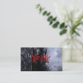 Haunted Moon met Ravens Blue Mist Drink Ticket (Staand voorkant)