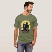 Haunted Moonlight Halloween T-Shirt (Voorkant volledig)
