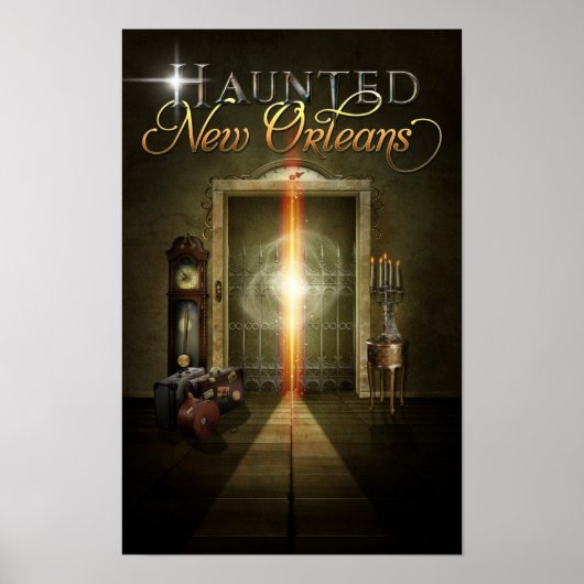 Haunted New Orleans Ghost Elevator Poster (Voorkant)