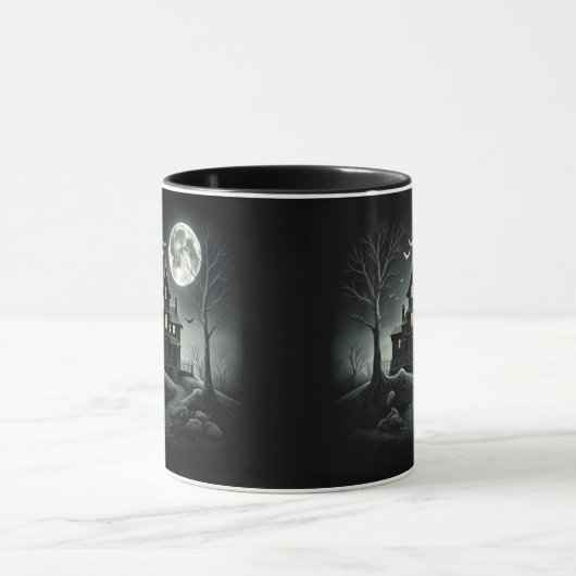 HAUNTED NIGHT Black Mug  Mok (Midden)