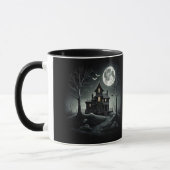 HAUNTED NIGHT Black Mug Mok (Links)