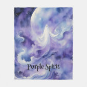 Haunted Night - Ghostly Spirit in de sterren Fleece Deken (Voorkant)