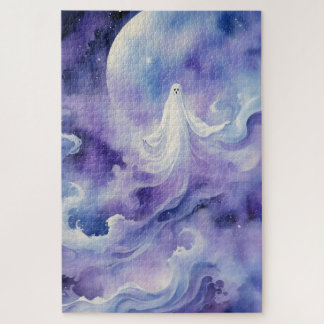 Haunted Night - Ghostly Spirit in de sterren Legpuzzel