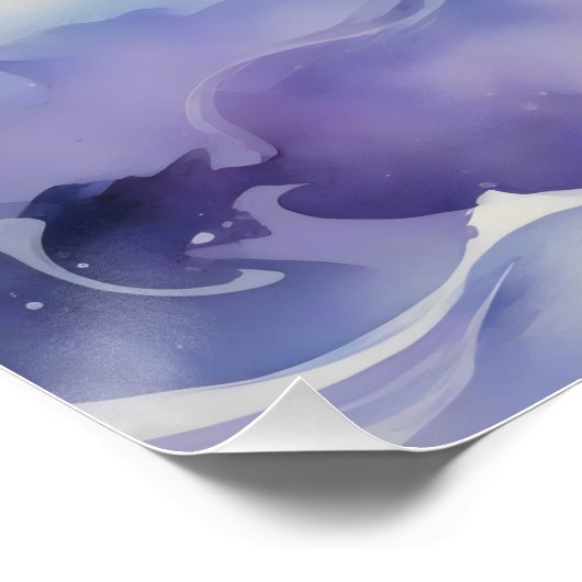 Haunted Night - Ghostly Spirit in de sterren Perfect Poster (Hoek)