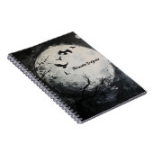 Haunted Night Halloween Notitieboek (Rechterzijde)