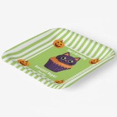 Haunted Night Party Verjaardag - Halloween nacht Papieren Bordje (Gebogen)