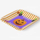 Haunted Night Party Verjaardag - Halloween nacht Papieren Bordje (Gebogen)