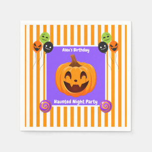 Haunted Night Party Verjaardag - Halloween nacht Servet