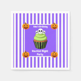 Haunted Night Party Verjaardag - Halloween nacht Servet