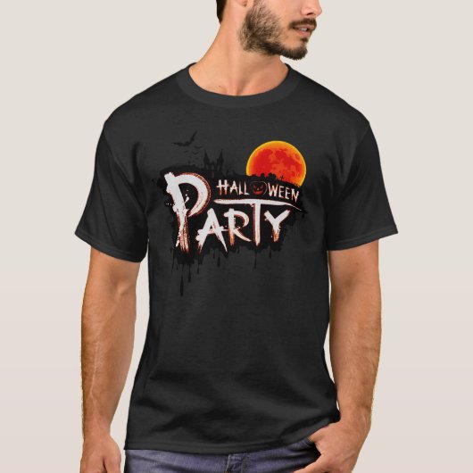 Haunted Night Vibes T-shirt (Voorkant)