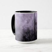 Haunted Paarse Sky met Ravens Mok (Voorkant links)