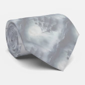 Haunted Pirate Ship Ocean Foggy Night Stropdas (Opgerold)