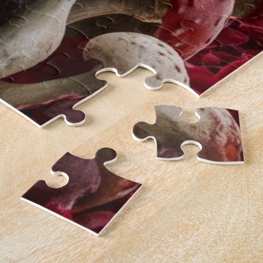 Haunted pop cactus leeuw regenboog AI gegenereerd Legpuzzel (Zijkant)