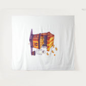 Haunted Popcorn Stand Wandkleed (Voorkant (horizontaal))