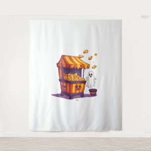 Haunted Popcorn Stand Wandkleed