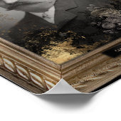 Haunted Portrait | Man van snor | Poster (Hoek)