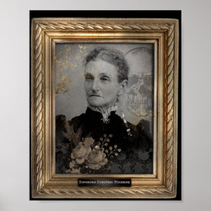 Haunted Portrait   Oude vrouw   Downloadbaar Poste Poster