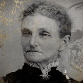 Haunted Portrait | Oude vrouw | Downloadbaar Poste Poster