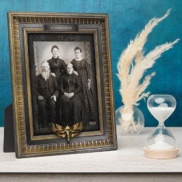 Haunted Portrait | Plaque | Family of 4 Fotoplaat