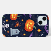 Haunted Protection: Spooktacular iPhone 15 Hoesje (Achterkant (horizontaal))