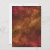 Haunted Pumpkin House Halloween Kaart (Achterkant)