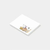 Haunted Pumpkin House met Ghost en Bats Post-it® Notes (Schuin)