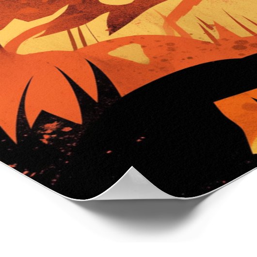 Haunted Pumpkin Knight Poster (Hoek)