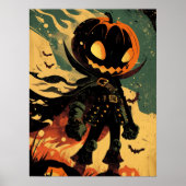 Haunted Pumpkin Knight Poster (Voorkant)