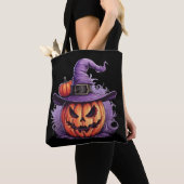 Haunted Pumpkin Witch  Tote Bag (Dichtbij)