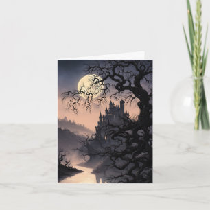 Haunted Realm Halloween Feestdagen Kaart